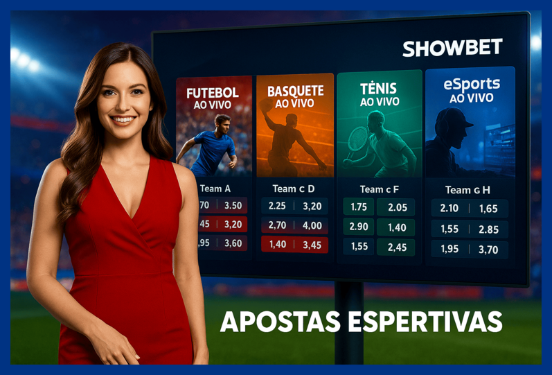 Apostas esportivas no cassino online SHOWBET